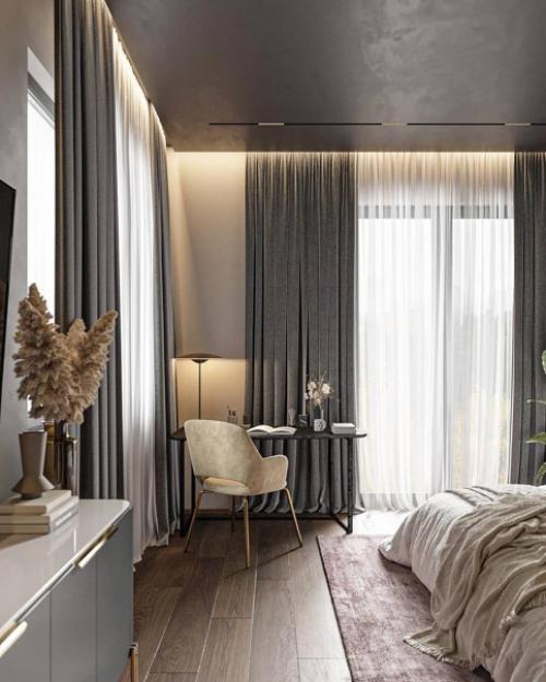 Тёплая и обволакивающая спальня Горячий Шоколад! 03