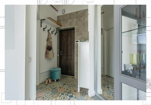 Квартира с диагональными стенами. 08