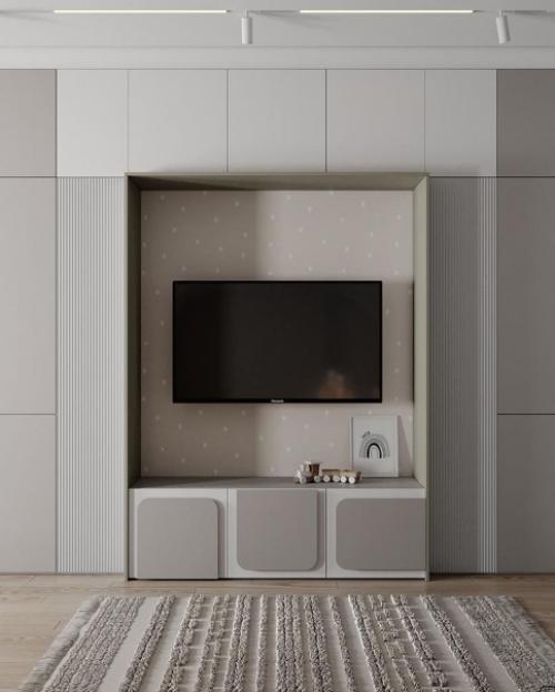 Замечательный интерьер детской комнаты в нейтральных оттенках. 05