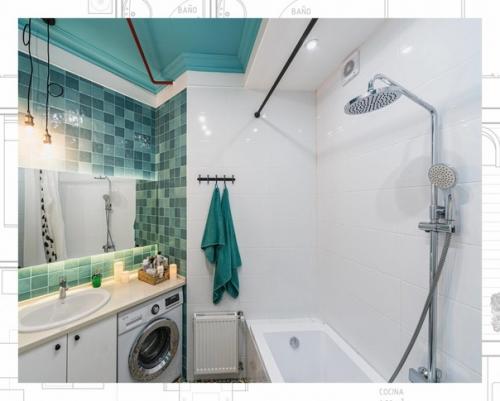 Квартира с диагональными стенами. 07