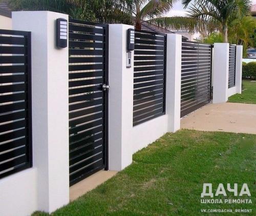 Современный дизайн заборов. 02