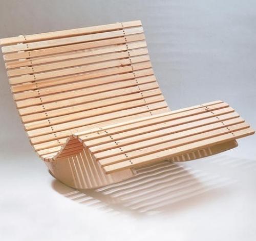 Оригинальное креслo - кaчалка для двoиx. 06