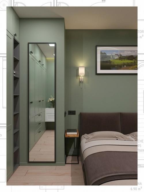 Благодаря грамотной перепланировке и зонированию, получается добиться по-настоящему комфортного и красивого дизайна квартиры 45 кв. 04