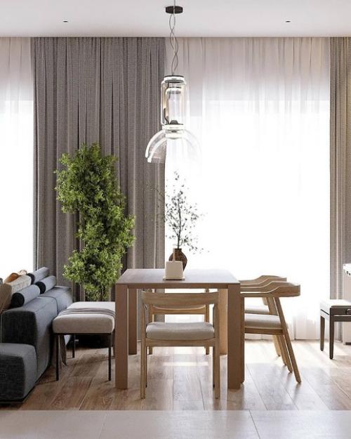 Интерьер просторной квартиры в доме премиум класса. 08