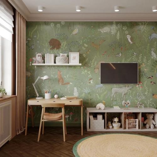 Очень уютная детская комната. 02