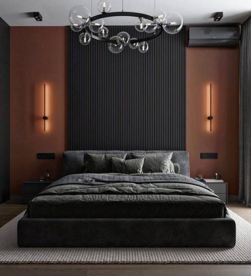 Интерьер спальни площадью 14 кв. 02