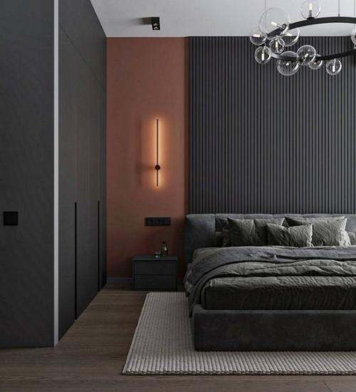 Интерьер спальни площадью 14 кв. 05