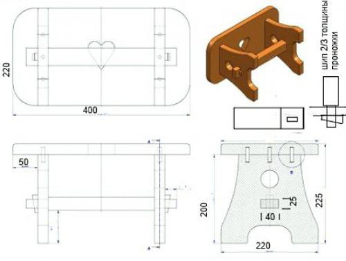 Маленький табурет. Маленький деревянный табурет можно своими руками сделать. 01 Маленький табурет. Маленький деревянный табурет можно своими руками сделать. 01