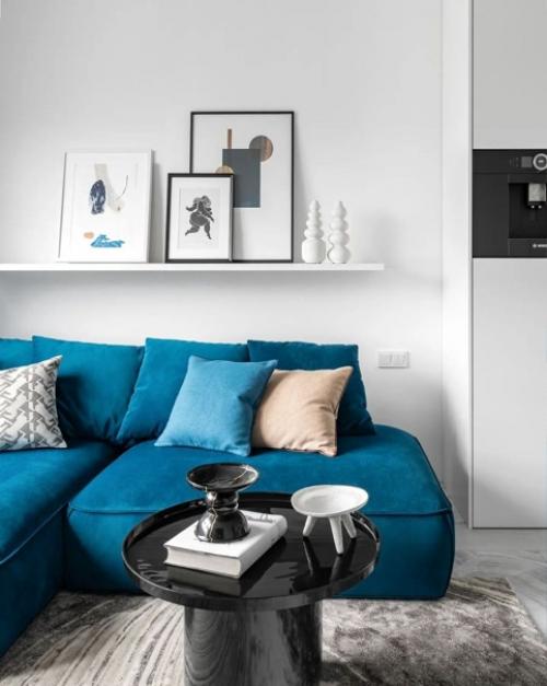 Постеры - хорошая альтернатива живописи в оформлении интерьера. 02