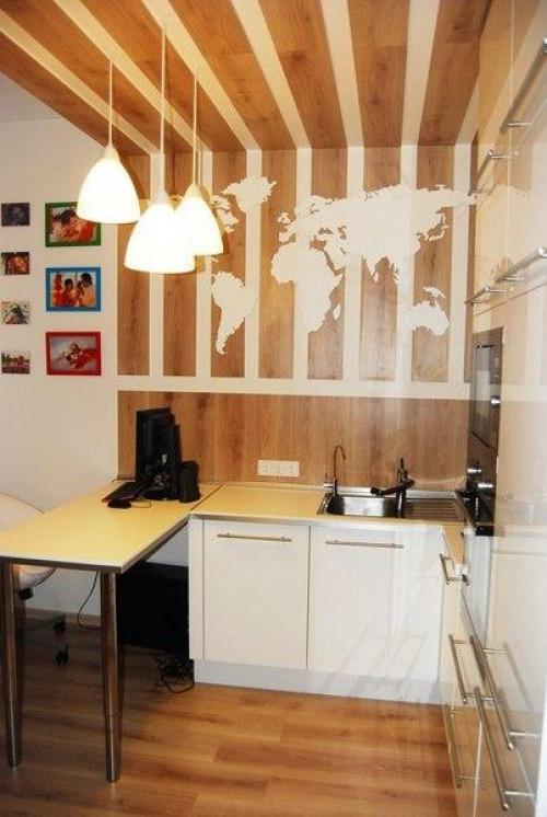 Маленькая квартира - студия в примерно 32 кв. 04