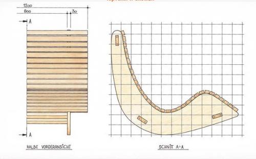 Оригинальное креслo - кaчалка для двoиx. 01
