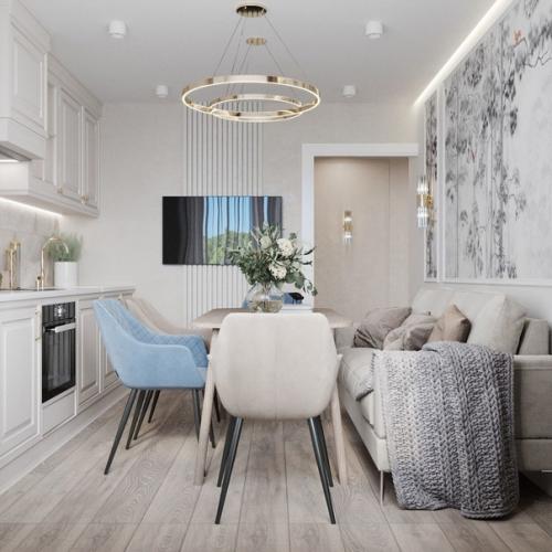 Замечательный дизайн - проект однокомнатной квартиры. 02