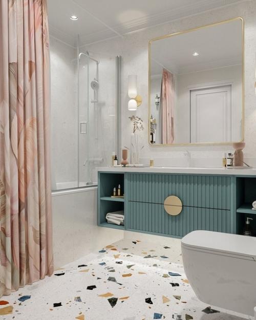 Стильная ванная комната. 01