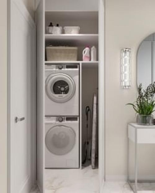 Прихожая, коридор и гардеробная. 02