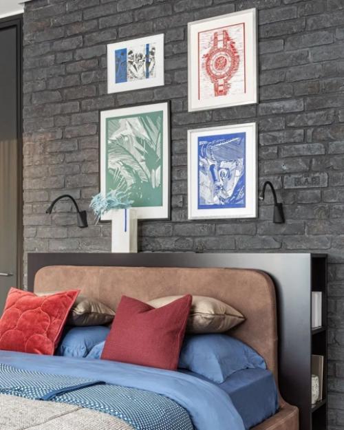 Постеры - хорошая альтернатива живописи в оформлении интерьера. 04