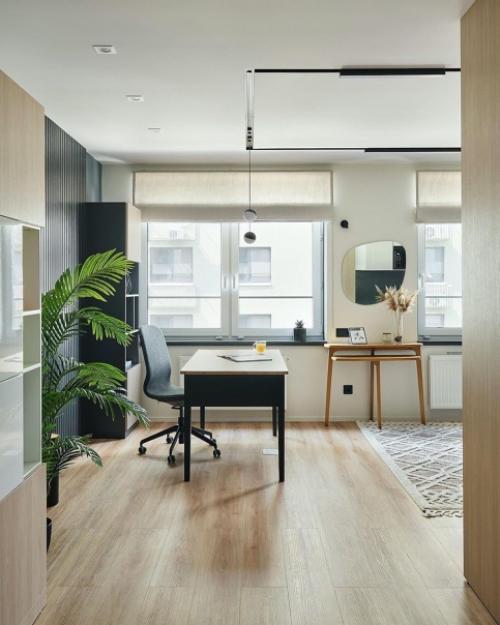 Интерьер небольшой, но очень стильной и функциональной квартиры, площадью 29 кв. 03