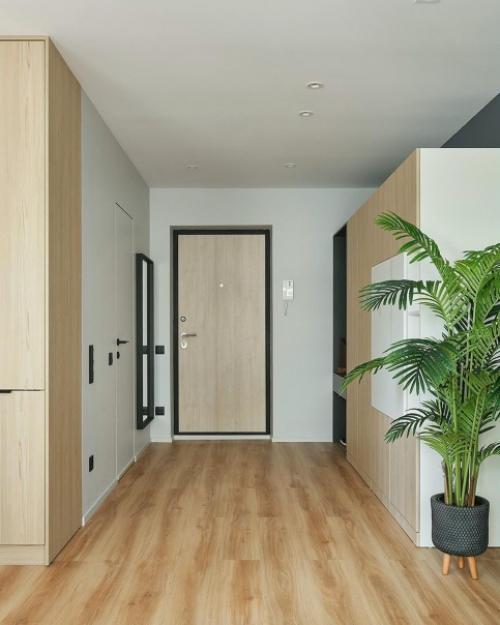 Интерьер небольшой, но очень стильной и функциональной квартиры, площадью 29 кв. 07