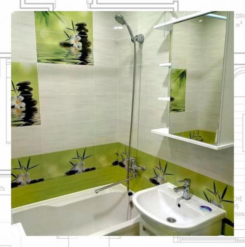 Вот такую ванную комнату сделал муж. 02