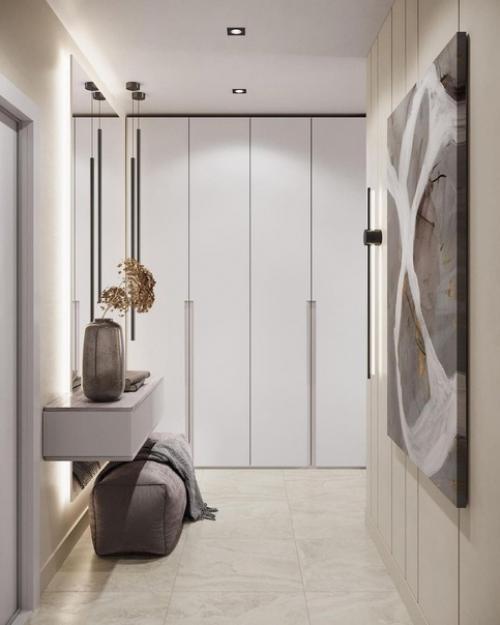 Шикарная прихожая в современном стиле. 01