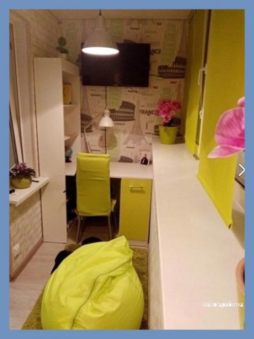 Таким образом, если у вас однокомнатная квартира, ребенку можно сделать комфортную комнату на утепленном балконе. 04