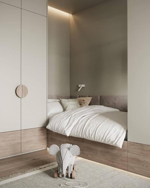 Интерьер детской комнаты площадью 15 кв. 03