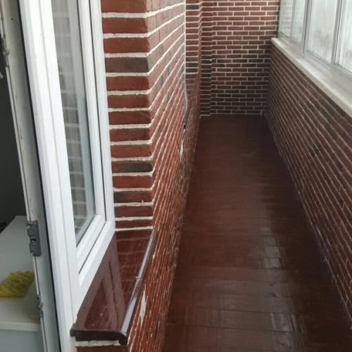 Лоджия в стиле лофт. 06