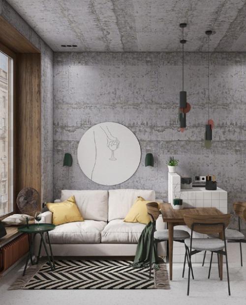 Дизайн - проект компактной, но вместителньой квартиры. 01