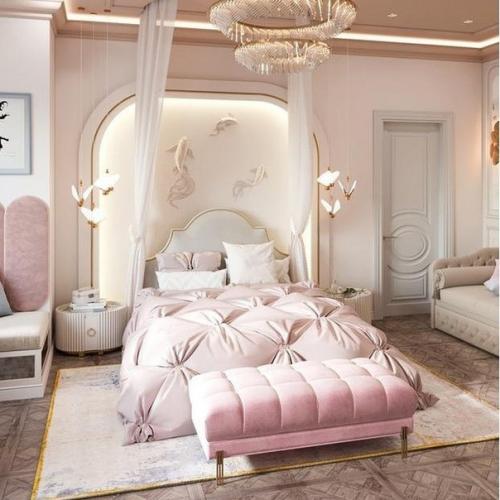 Нежный дизайн - проект детской комнаты для принцессы. 04