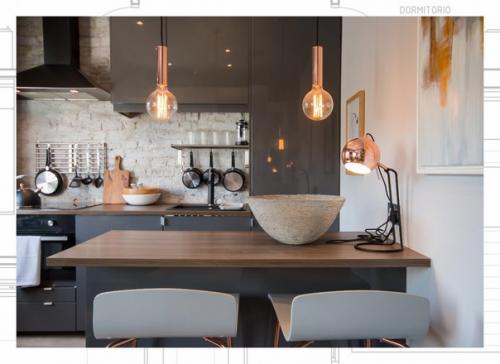 Обязательная атрибутика квартиры, оформленной в стиле лофт. 02