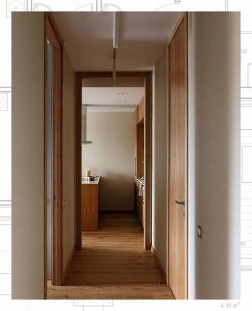 Ритмичный интерьер квартиры на васильевском острове, 70 м. 09