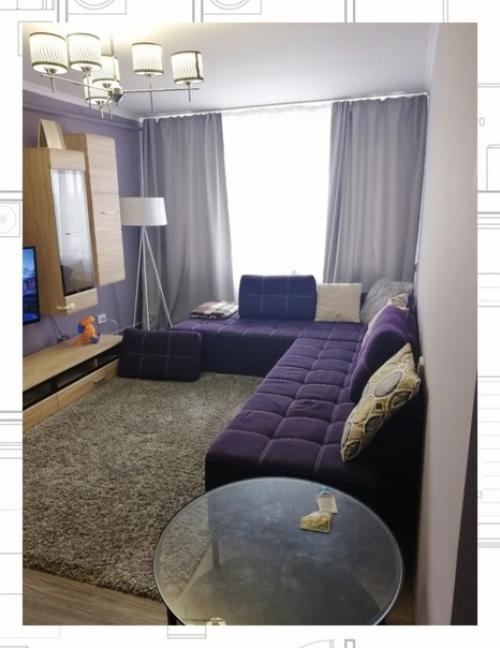 Вот такая гостиная у нас после ремонта получилась. 01