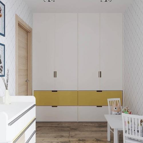 Красивое, приятное цветовое решение для интерьера квартиры. 02