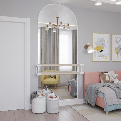 В этой комнате будет жить целеустремлённая и творческая девочка! 02