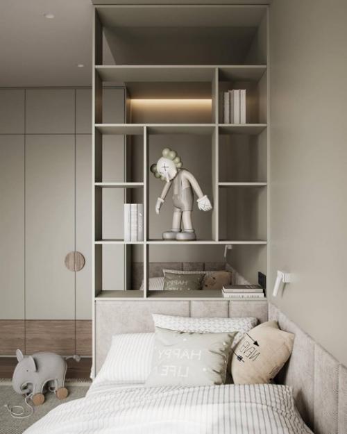 Интерьер детской комнаты площадью 15 кв. 01