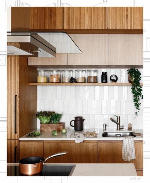 Ритмичный интерьер квартиры на васильевском острове, 70 м. 06