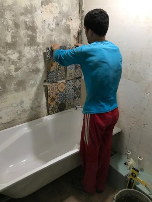 Санузел с ванной совместил. 09