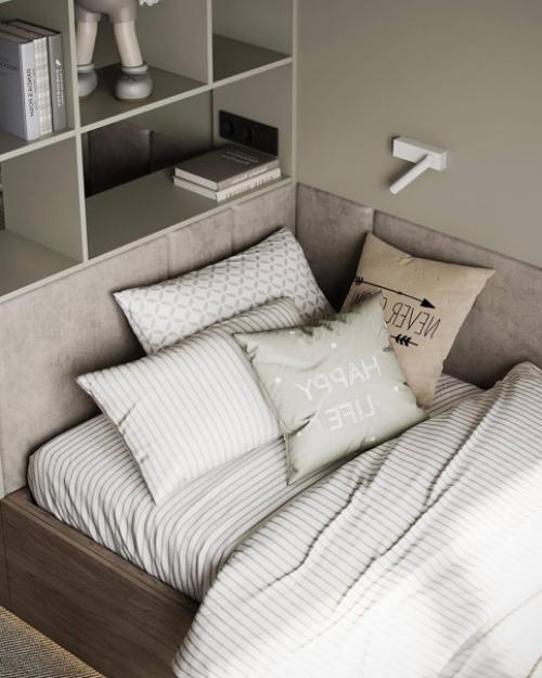 Интерьер детской комнаты площадью 15 кв. 06