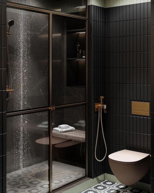 Невероятно красивый дизайн - проект ванной комнаты. 02