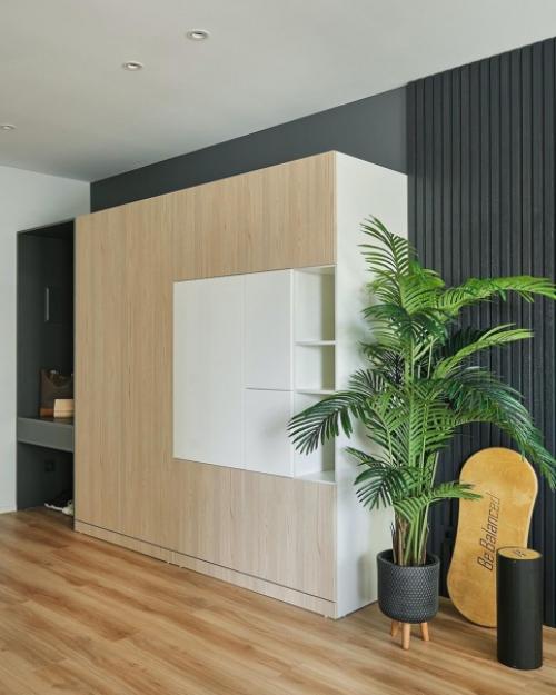 Интерьер небольшой, но очень стильной и функциональной квартиры, площадью 29 кв. 06