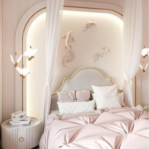 Нежный дизайн - проект детской комнаты для принцессы. 08