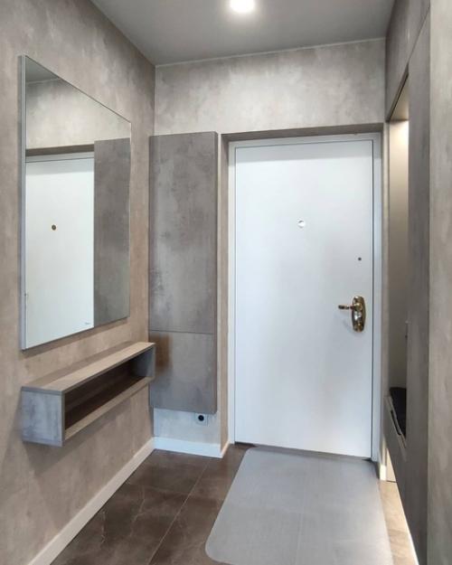 Встроенная прихожая с подсветкой. 02