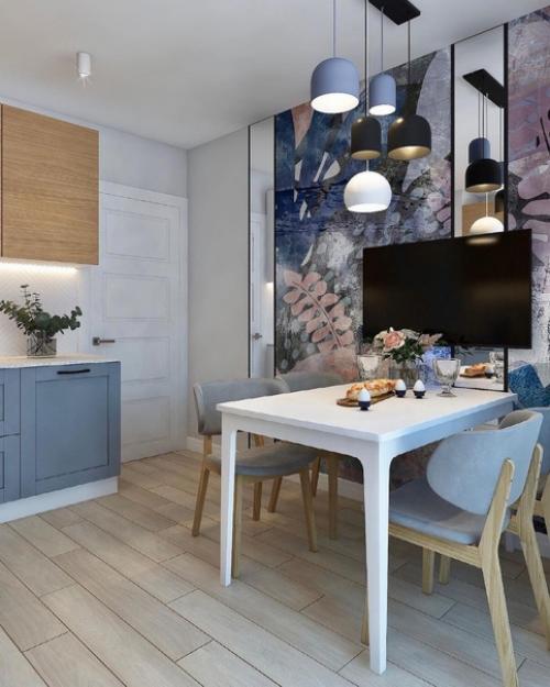 Замечательный дизайн - проект небольшой квартиры. 02