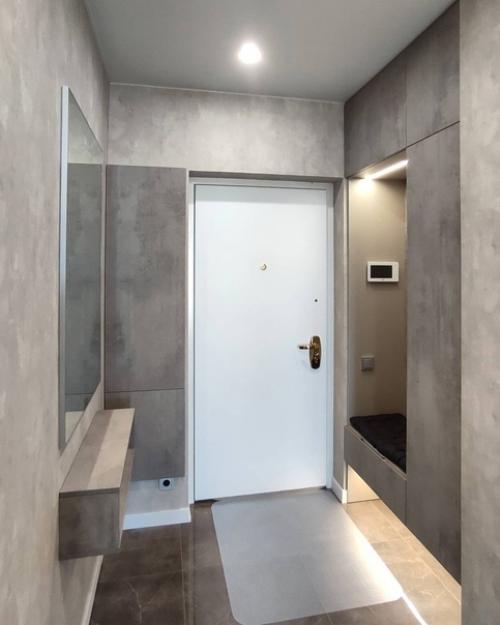 Встроенная прихожая с подсветкой. 03