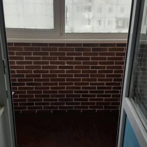 Лоджия в стиле лофт. 05