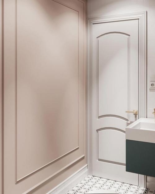 Дизайн - проект нежного гостевого санузла. 02