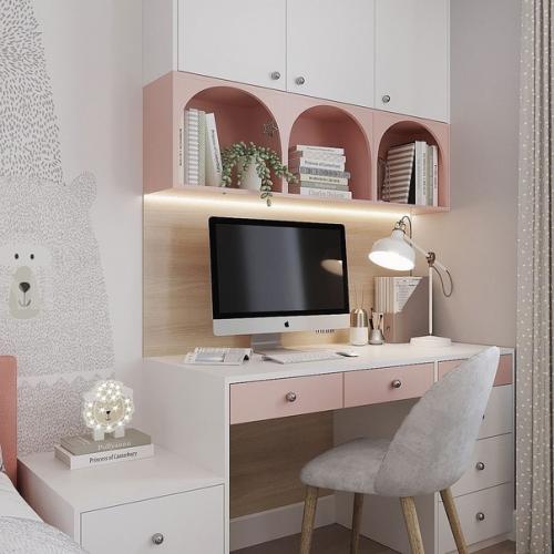 В этой комнате будет жить целеустремлённая и творческая девочка! 03