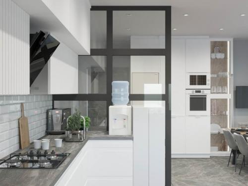 Современная кухня - это помещение, где мы не только готовим, но и встречаемся с семьей и родственниками после рабочего дня. 07