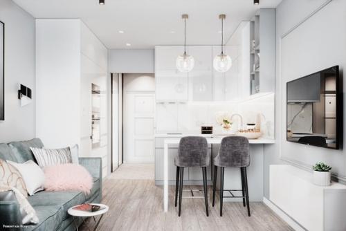 Дизайн - проект студии в 22 кв. 03