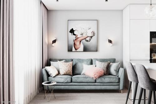 Дизайн - проект студии в 22 кв. 04