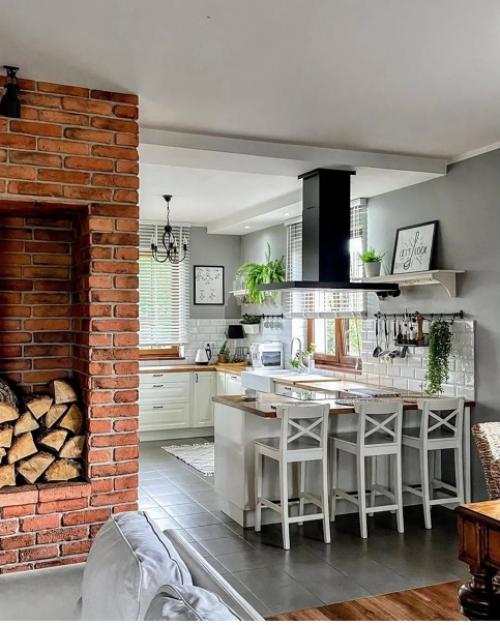 Скандинавский интерьер загородного дома. 07